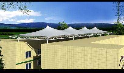 開封新世紀膜結構 商用頂棚與雨棚吊頂的匠心之作
